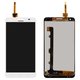 LCD compatible with Huawei G750 Honor 3X, (white, without frame, Original (PRC))