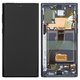 LCD compatible with Samsung N970F Galaxy Note 10, (black, with frame, Original, service pack) #GH82-20818A