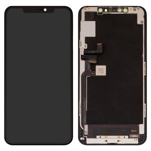 Дисплей для iPhone 11 Pro Max, черный, с рамкой, Original PRC , #NEW