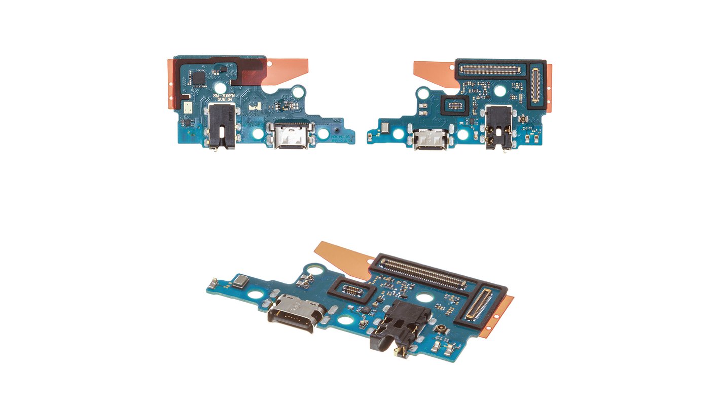 Flat Cable compatible with Samsung A705F/DS Galaxy A70, (charge connector,  with microphone, High Copy, charging board) - GsmServer