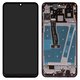 LCD compatible with Huawei P30 Lite (2020) New Edition, (black, with frame, High Copy, Marie-L21BX)