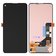 LCD compatible with Google Pixel 5a 5G, black, without frame, original change glass 