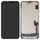 LCD compatible with iPhone 14 Plus, (black, with frame, AAA, (TFT))