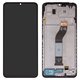 LCD compatible with Xiaomi Redmi 13C, (black, with frame, Original (PRC), (LM5C4090F0-A1))