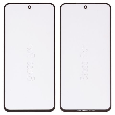 Housing Glass G+OCA PRO compatible with Samsung G990B Galaxy S21 FE 5G, with OCA film, black 