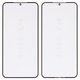 Housing Glass G+OCA PRO compatible with Samsung S916 Galaxy S23 Plus, (with OCA film, black)