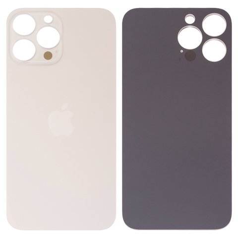 Задняя панель корпуса для iPhone 13 Pro Max, золотистая, не нужно снимать стекло камеры, Original PRC , Gold, big hole