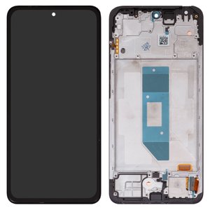 LCD compatible with Xiaomi Redmi Note 14 4G, black, with frame, Original PRC , 161.5mm, 24117RN76E, EU version 