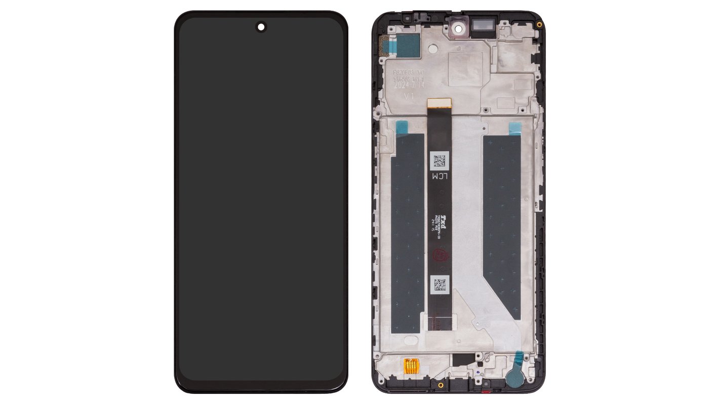 LCD compatible with ZTE Nubia Neo 2 5G (Z2352N), (black, with