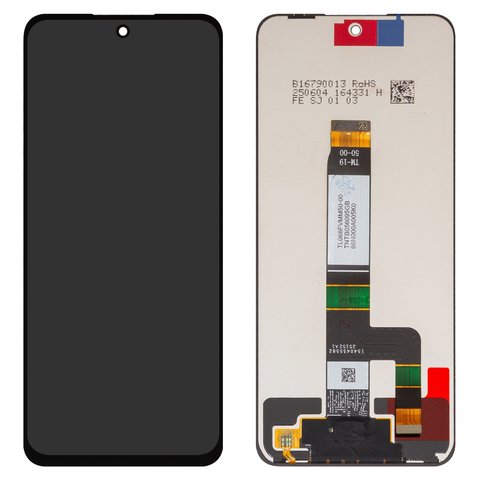 Дисплей для Xiaomi Poco M6 4G, Redmi 12, Redmi 13, Redmi 13 5G , Redmi 13x, Redmi Note 13R, черный, без рамки, Original PRC , Tianma, universal