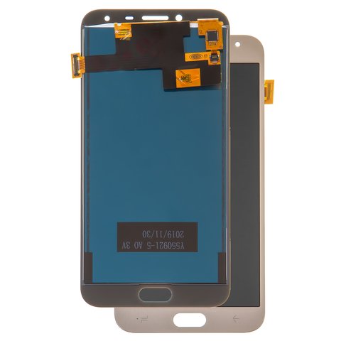Pantalla LCD puede usarse con Samsung J400 Galaxy J4 2018 , dorado, con ajuste de brillo, sin marco, Copy, TFT