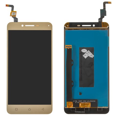 Pantalla LCD puede usarse con Lenovo A6020a46 Vibe K5 Plus, Lemon 3, dorado, #1540327143