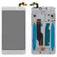 Pantalla LCD puede usarse con Xiaomi Redmi Note 4X, blanco, con marco, original (vidrio reemplazado), cristal táctil reemplazado, Snapdragon, BV055FHM-N00-1909_R1.0