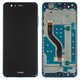 Pantalla LCD puede usarse con Huawei P10 Lite, azul, con marco, High Copy, WAS-L21/WAS-LX1/WAS-LX1A