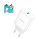 Adaptador de red Hoco C104A, 20 W, Power Delivery (PD), blanco, 1 puerto, #6931474782892