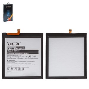 Batería Deji EB BG998ABY puede usarse con Samsung G998 Galaxy S21 Ultra 5G, Li ion, 3.88 V, 5000 mAh