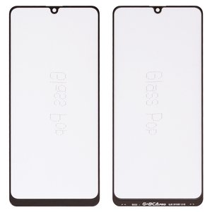 Vidrio de carcasa G+OCA PRO puede usarse con Samsung A225 Galaxy A22, A315 Galaxy A31, con película OCA, negro