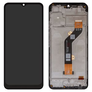 Pantalla LCD puede usarse con Tecno Pop 5 LTE, negro, con marco, original vidrio reemplazado , BD4, BD4i, BD4a