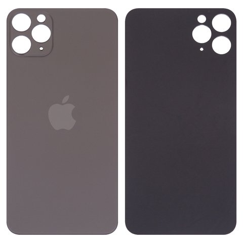 Panel trasero de carcasa puede usarse con iPhone 11 Pro Max, gris, no es necesario desmontar la cámara, Original PRC , big hole, matte space gray