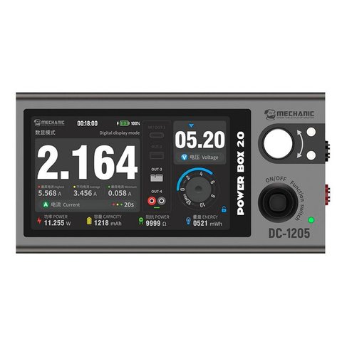 Fuente de alimentación potencia  Mechanic Power Box 2.0, 10000mAh, 45W, Type C, PD, 12 V, 5A