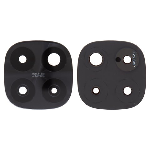 Vidrio de cámara puede usarse con Xiaomi Redmi Note 14 Pro Plus 5G, negro, sin marco