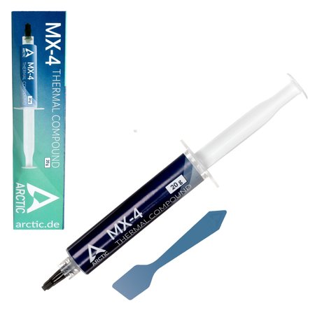 Pasta térmica Arctic MX 4, en jeringa, 20 g, Original, 8.5 Вт м*К