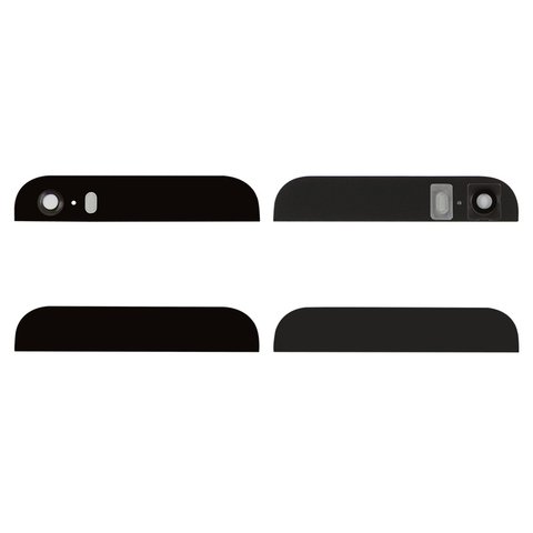 Верхня + нижня панель корпусу для Apple iPhone 5S, чорна
