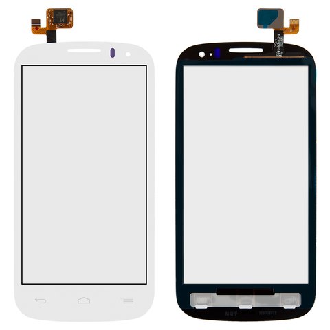 Сенсорний екран для Alcatel One Touch 5036 POP C5 Dual SIM, білий
