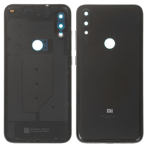 Задняя панель корпуса для Xiaomi Mi Play, черная, M1901F9E