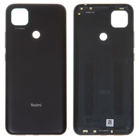 Задняя панель корпуса для Xiaomi Redmi 9C, серая, midnight Gray, M2006C3MG, M2006C3MT