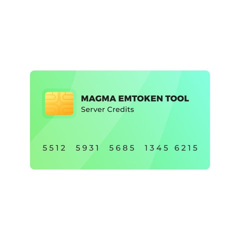 Серверные кредиты Magma EmToken Tool