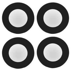 Скло камери для iPhone 13, iPhone 13 mini, чорне, без рамки, комплект 2 шт., Original PRC 