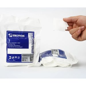 Салфетка из микрофибры Mechanic HK4090, для устранения пыли и отпечатков, 100 шт., 210х210 мм