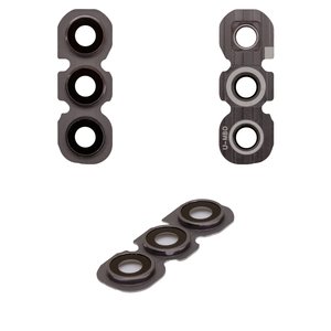 Стекло камеры для Samsung A346 Galaxy A34 5G, черное, с рамкой