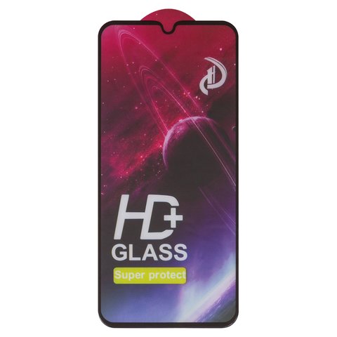 Защитное стекло All Spares для Samsung A155 Galaxy A15, A156 Galaxy A15 5G, A256 Galaxy A25, совместимо с чехлом, Full Glue, черный, cлой клея нанесен по всей поверхности