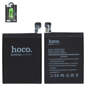 Акумулятор Hoco BN48 для Xiaomi Redmi Note 6 Pro, Li Polymer, 3,85 B, 4000 мАг, M1806E7TG, M1806E7TH, M1806E7TI