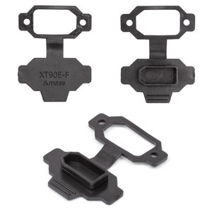 Заглушка Amass XT90E F, чорна, на панель