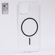 Чехол Fully-PC MagSafe для iPhone 14, прозрачный, бесцветный, магнитный, пластик
