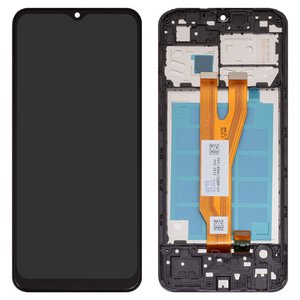 Дисплей для Samsung A032 Galaxy A03 Core, черный, с рамкой, High Copy