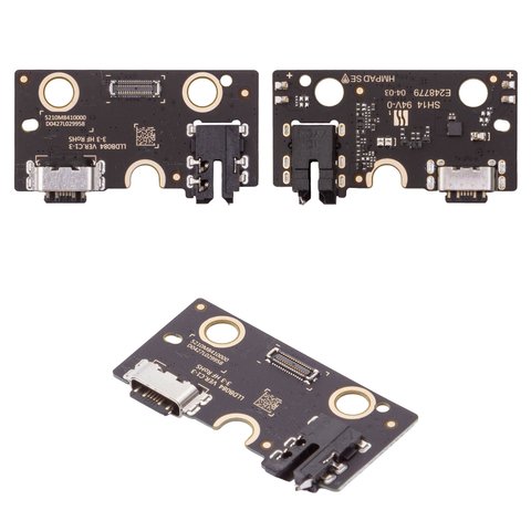 Шлейф для Xiaomi Redmi Pad SE 11", конектора зарядки, з компонентами, Original PRC , плата зарядки, 23073RPBFG