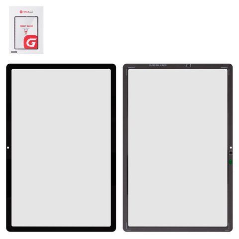 Скло корпуса G+OCA PRO для Samsung X210 Galaxy Tab A9 Plus, X215 Galaxy Tab A9 Plus LTE, X216 Galaxy Tab A9 Plus 5G, з ОСА плівкою, чорне