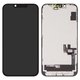 Дисплей для iPhone 14, чорний, з рамкою, High Copy, без помилки, (OLED), ZY-OLED OEM hard, diagnosable