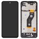 Дисплей для Tecno Spark Go 2 (KM4), чорний, з рамкою, High Copy