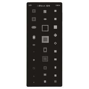 BGA-трафарет S5034 для мобильного телефона Samsung N910H Galaxy Note 4, 23 in 1 BGA-трафарет S5034 для мобильного телефона Samsung N910H Galaxy Note 4, 23 in 1