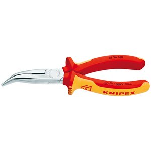 Круглогубці зігнуті з ріжучими крайками Knipex 25 26 160 Круглогубці зігнуті з ріжучими крайками Knipex 25 26 160