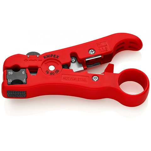 Інструмент для видалення ізоляції з коаксіального і дата кабелю KNIPEX 16 60 06 SB