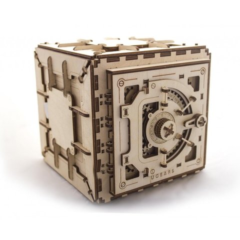 Rompecabezas mecánico 3D UGEARS "Caja fuerte"